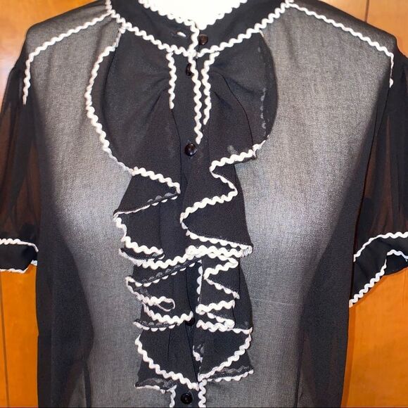 Women’s black Pink collection top sz L - Picture 2 of 4